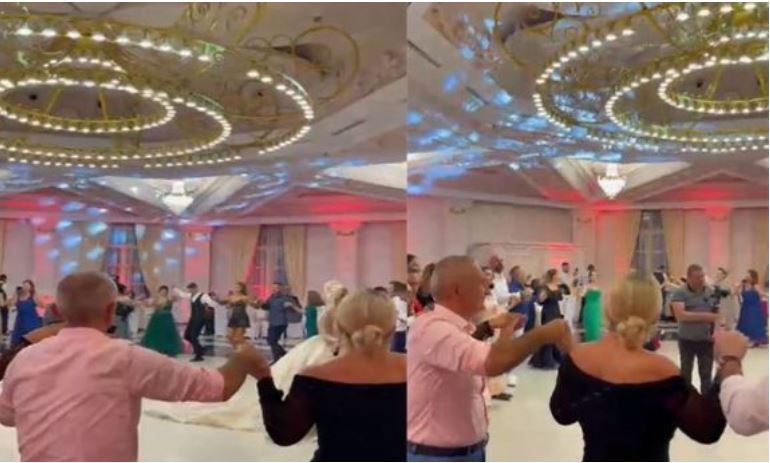 Video/ Meta siç nuk e keni parë, i vë “flakën” dasmës me vallen përmetare