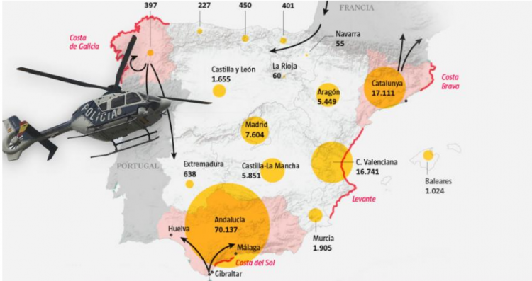 Si ka ndryshuar biznesi i drogës në Spanjë, roli i shqiptarëve