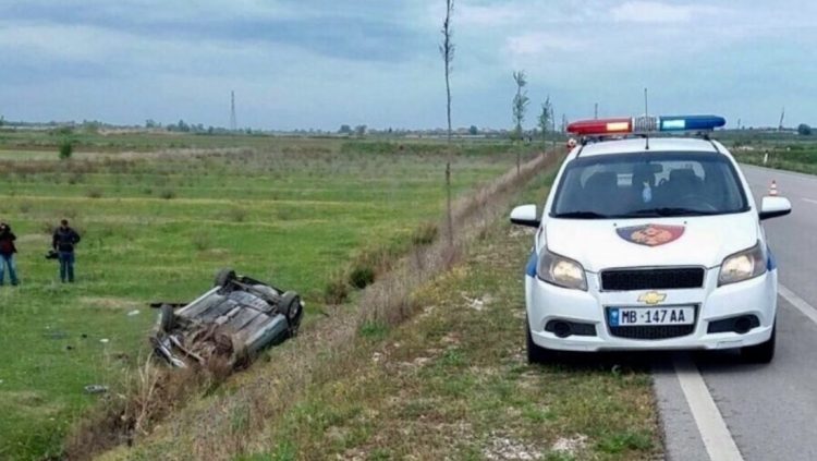 E rëndë në Maliq/ Makina del nga rruga, një i plagosur