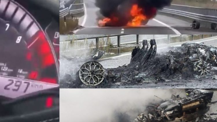 Ishte me qira, Lamborghini 200 mijë €‎ shkrumbohet në rrugë