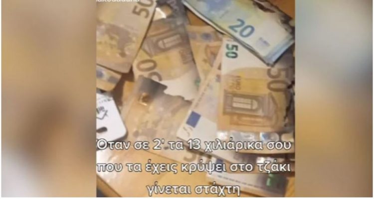 VIDEO/ Fshehu 13 mijë euro në oxhak, burri djeg…