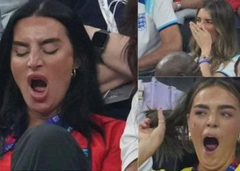 FOTO/ Partneret e lojtarëve të Anglisë gati po i zinte gjumi