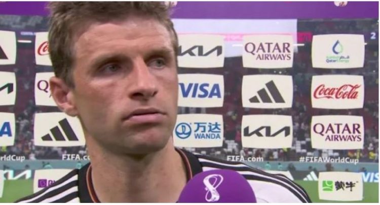 Eliminimi i Gjermanisë, Muller largohet nga Kombëtarja