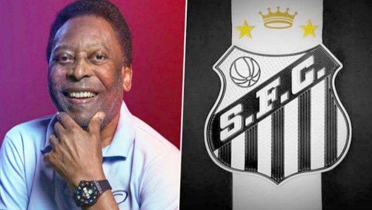 Pele në gjendje të rëndë, Santos ndryshon emblemën