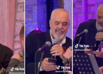 Rama shfaqet duke kënduar këngën e famshme “komuniste”