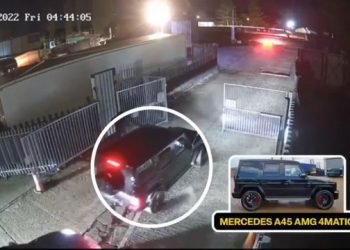 Vjedhje si nëpër filma në Angli, 5 makina luksoze zhduken në moment