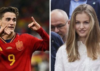 Princesha e Spanjës, e fiksuar me mesfushorin e Barcelonës