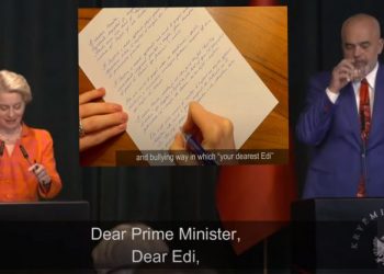 Dy aktivistet i shkruajnë letër Von der Leyen: Edi juaj i dashur…