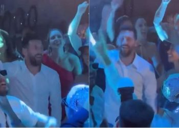 Messi shfaqet ndryshe, e “djeg” në festë pas fitores (VIDEO)