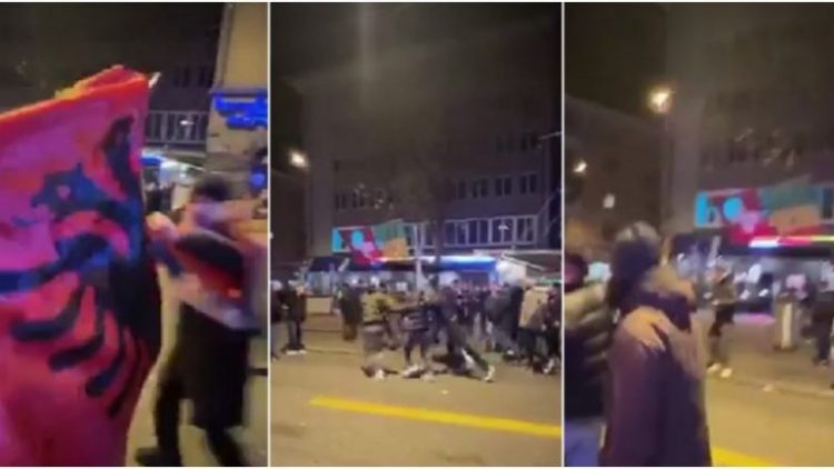 VIDEO/ Pas ndeshjes në Katar, grushta mes shqiptarëve dhe serbëve