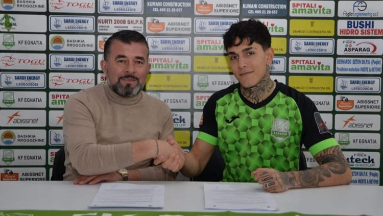 I dalë nga akademia e Parmës, Egnatia firmos me mesfushorin e ri