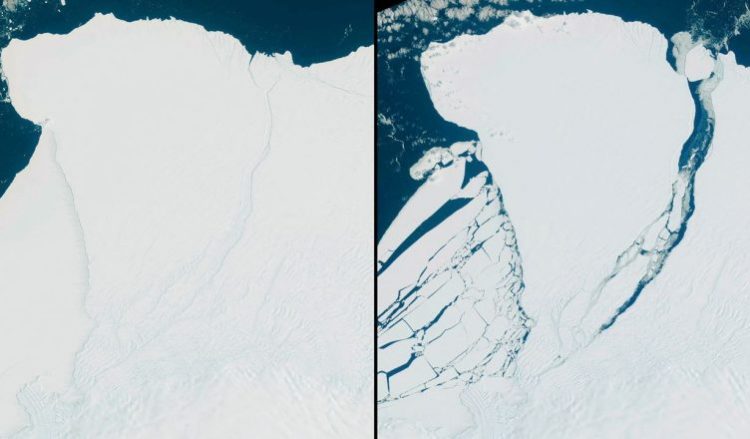 Shkëputet nga Antarktida ajsbergu me përmasat e Londrës