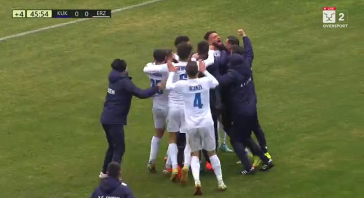 Erzeni zhyt Kukësin dhe lufton për titull