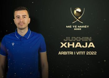 Juxhin Xhaja vlerësohet me çmimin “Arbitri i vitit 2022”