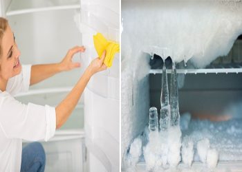 Si të pastroni akullin nga frigoriferi për pak minuta 