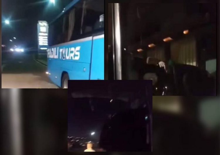 Beograd/ Sulmohet autobusi me shqiptarë të Kosovës (VIDEO)