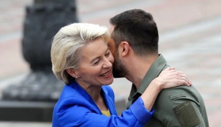 Von der Leyen mesazh Ukrainës: Mbështesim luftën tuaj heroike
