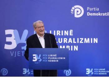 Berisha: Misioni ynë, përmbysja e regjimit të Ramës
