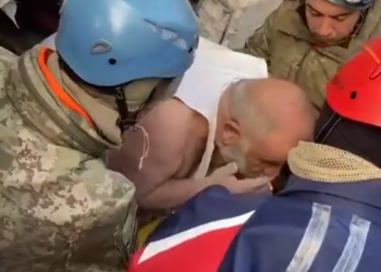 VIDEO/ Burri i fiksuar pas cigares, nuk e heq as nën rrënoja