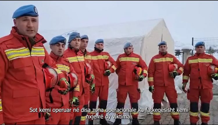VIDEO/ Komandanti i grupit shqiptar në Turqi: Po kryejmë kërkime…