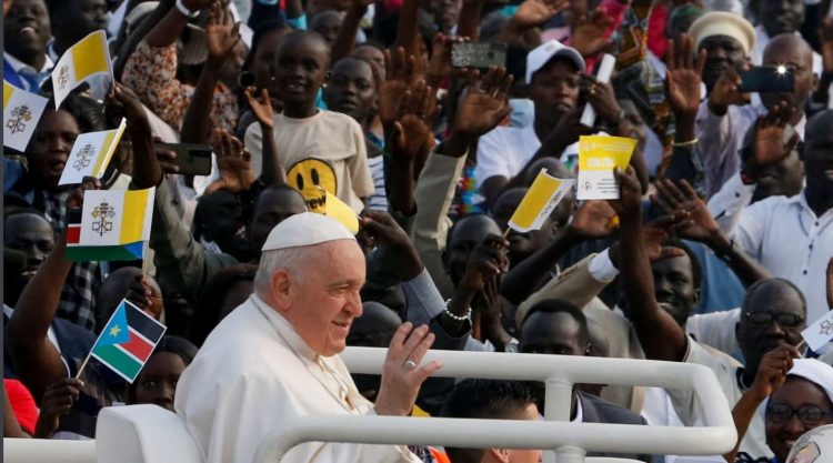 Papa nga Sudani i Jugut: Mbani gjallë shpresën