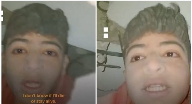 Fëmija sirian filmon veten nën rrënoja: Se di a do jem gjallë