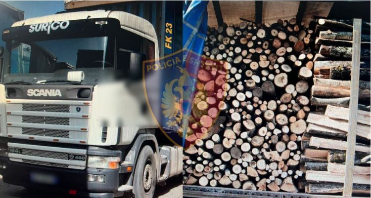 Sekuestrohen 65 m3 dru zjarri të prera, arrestohet 40-vjeçari