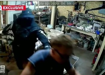 VIDEO/ Momenti i tmerrit kur hajdutët vjedhin argjendarin