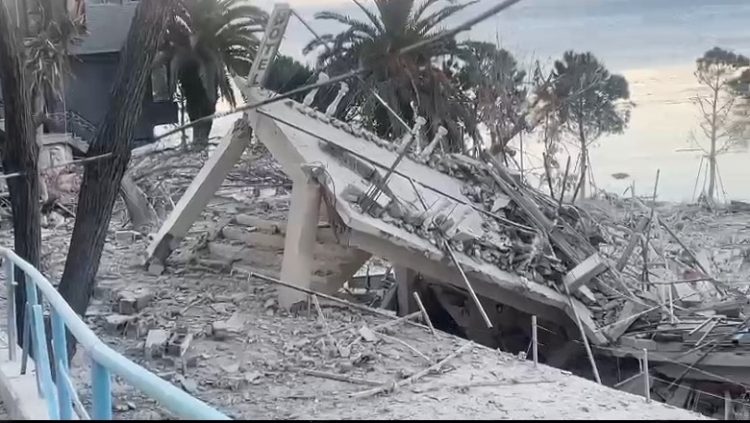 Rrafshoi hotelin në Sarandë, Sotir Çabiri u pikas nga kamerat