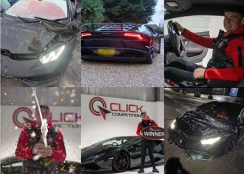 Fitoi një Lamborghini, e përplas brenda javës – FOTOT