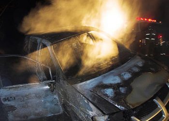 Gjendet një makinë e djegur në Bypassin e Murrizit