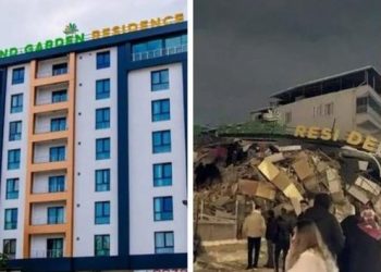 FOTO/ Tërmeti shkatërroi pallatin sikur të ishte prej letre