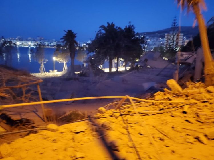 Shpërthim i fuqishëm me tritol në një hotel në Sarandë