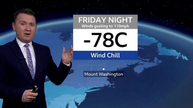 Dimri arktik godet SHBA, temperatura e ajrit deri -78 gradë