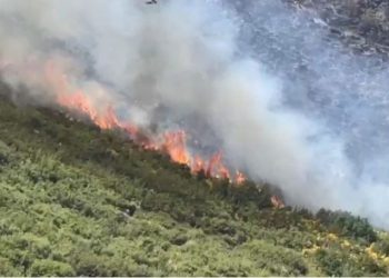 Zjarr i madh në Dukat dhe fshatrat përreth