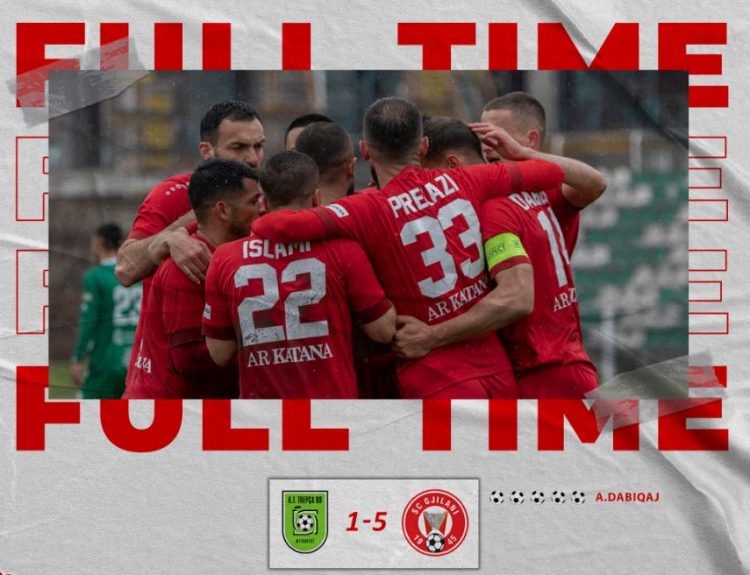 VIDEO-Mesfushori shqiptar si Haland, shënon 5 gola brenda ndeshjes