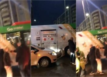 Tjetër aksident në Tiranë nga autobusët e “Go Green” (VIDEO)