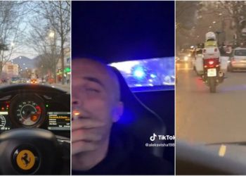 Aleks Visha sfidon policinë gjatë shoqërimit (VIDEO)