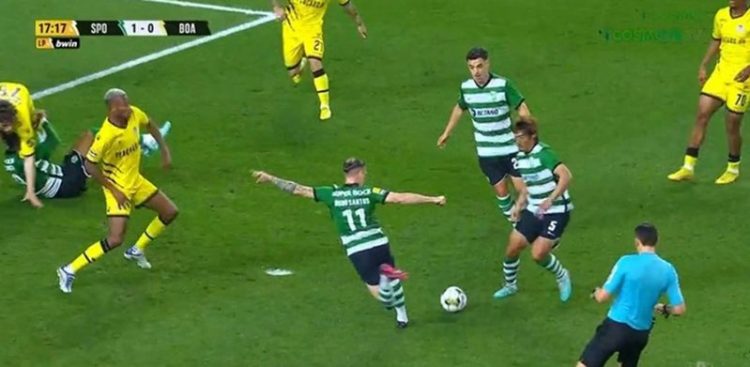 VIDEO/ Talenti i Sportingut realizon një gol kryevepër