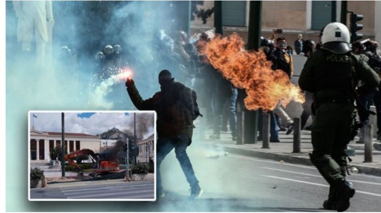 Athina bëhet ‘flakë’, përplasje për tragjedinë në Larisa