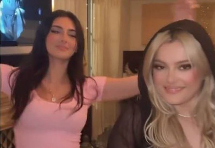 VIDEO/ Bebe Rexha kërcen me këngën shqiptare në sfond