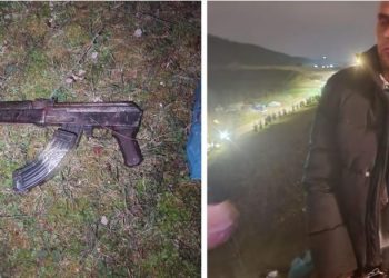 FOTO/ Me duart me gjak, momenti i arrestimit të Dan Hutrës