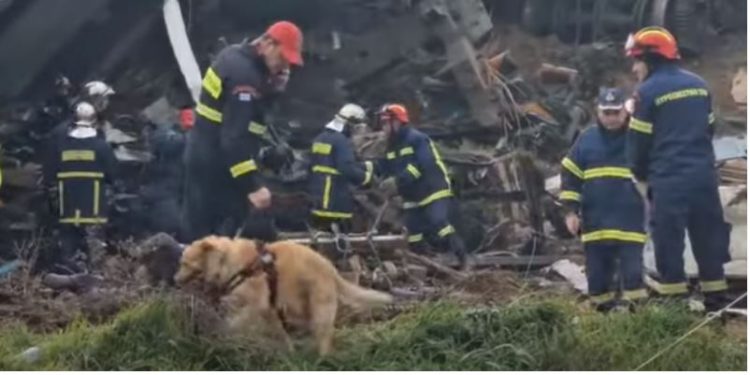 VIDEO/ Momenti kur nxirren trupat e pajetë nga rrënojat në Greqi