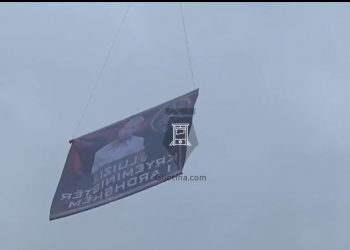 VIDEO/ Dron me Luizin në protestë: Kryeministri i ardhshëm!