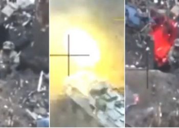 VIDEO/ Ushtari më trim i Ukrainës, lufton i vetëm ballë për ballë..