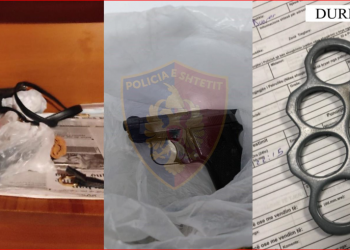 Me armë në makinë dhe banesë, arrestohen babë e bir në Shijak