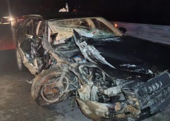 Aksident në Bulqizë, “Audi” shkatërrohet plotësisht