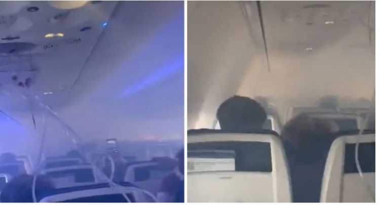Panik në avion! Alarmohen pasagjerët, kabina mbushet me tym