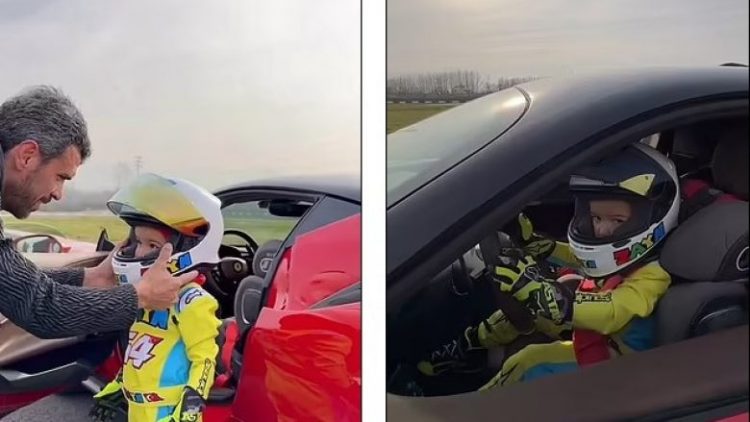 Ish-garuesi turk, i jep djalit 3 vjeç për një xhiro Ferrarin