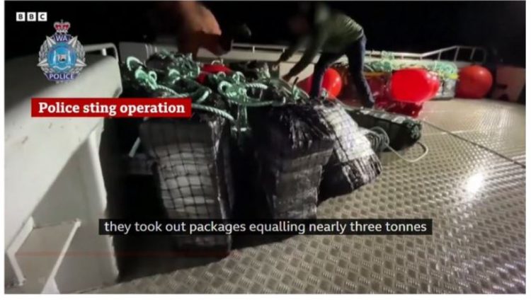 Sasi rekord, kapet droga me vlerë 700 milionë dollarë në Australi